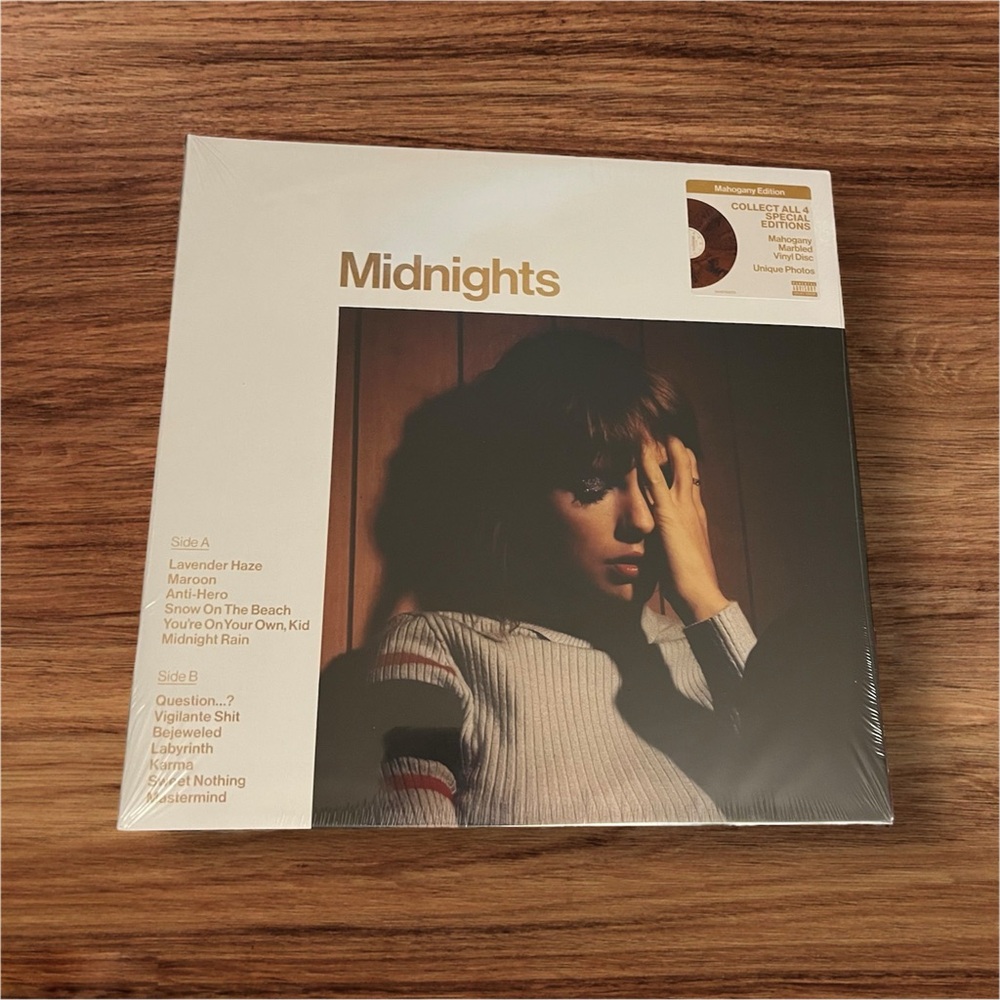 Taylor Swift Midnights Mahogany Edition Vinyl Record Sealed